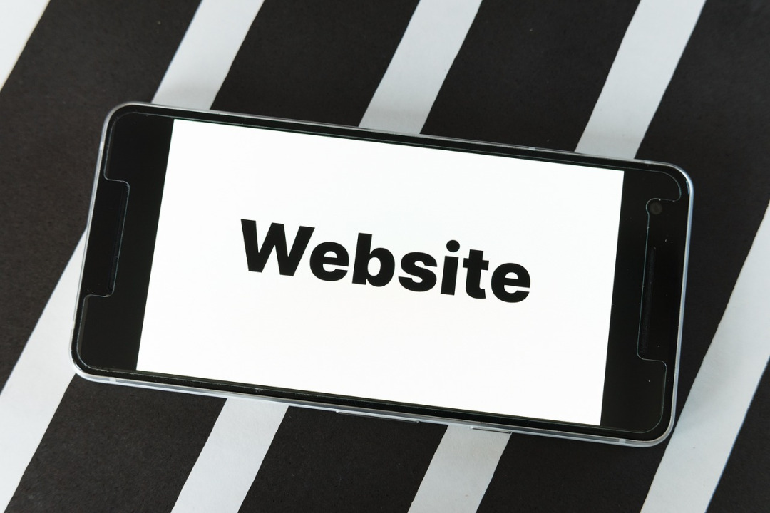 modern website homepage dark ui